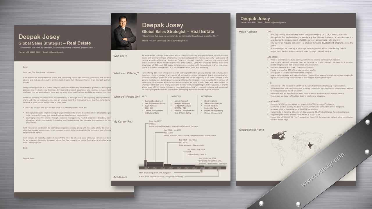 Global Sales Strategist â€“ Real Estate Resume Samples