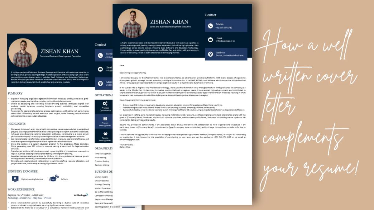 How a Well-Written Cover Letter Complements Your Resume